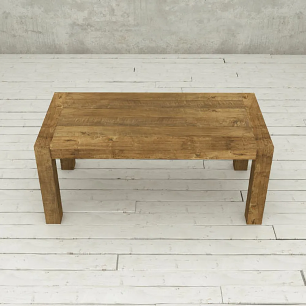 Knightsbridge Transitional 8-Seating Rectangular Helsinki Dining Table - Natural Wood