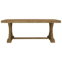 Knightsbridge Transitional 8-Seating Rectangular Sardegna Dining Table - Natural Wood