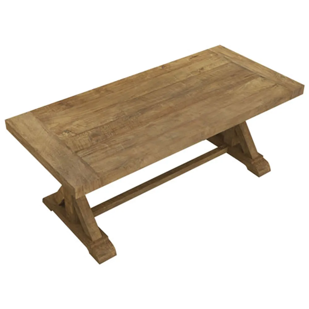 Table rectangulaire transitionnelle à 8 places Sardegna de Knightsbridge - Bois naturel