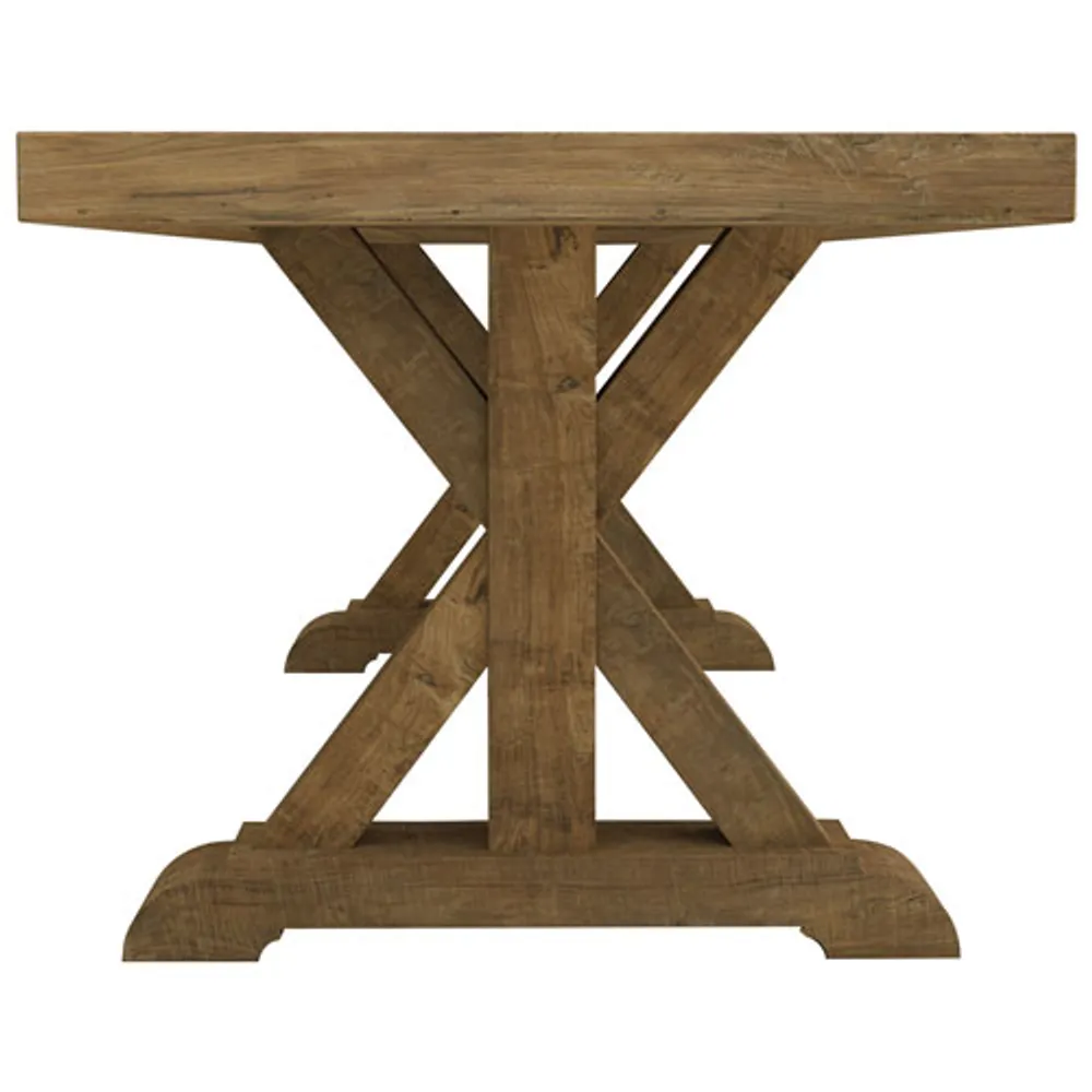 Knightsbridge Transitional 8-Seating Rectangular Sardegna Dining Table - Natural Wood