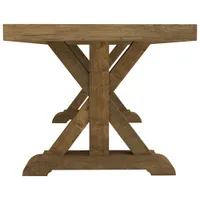 Table rectangulaire transitionnelle à 8 places Sardegna de Knightsbridge - Bois naturel