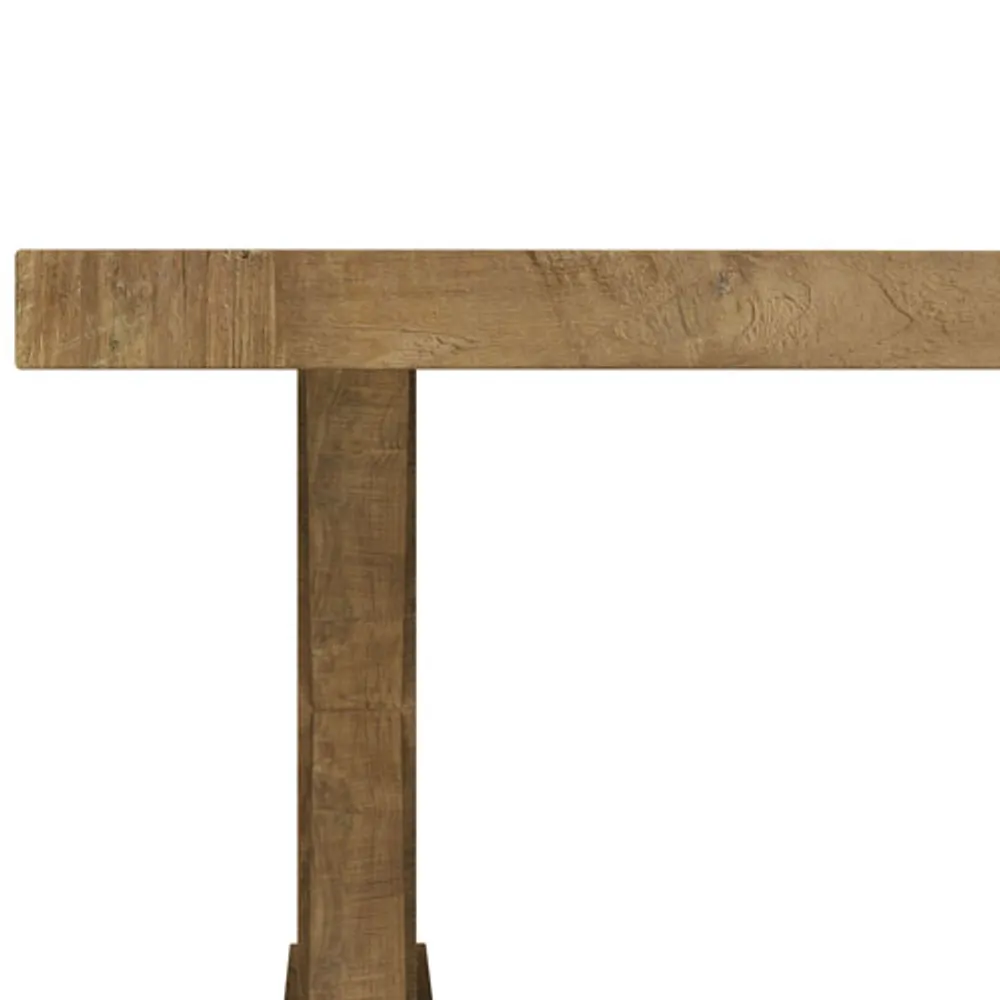 Knightsbridge Transitional 8-Seating Rectangular Sardegna Dining Table - Natural Wood