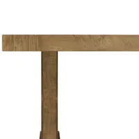 Table rectangulaire transitionnelle à 8 places Sardegna de Knightsbridge - Bois naturel