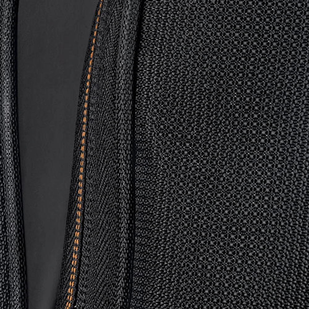 Solo 15.6" Laptop Slim Briefcase - Black/Orange