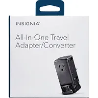 Insignia All-in-One Travel Adapter/Converter (NS-MTA1875-C) - Only at Best Buy