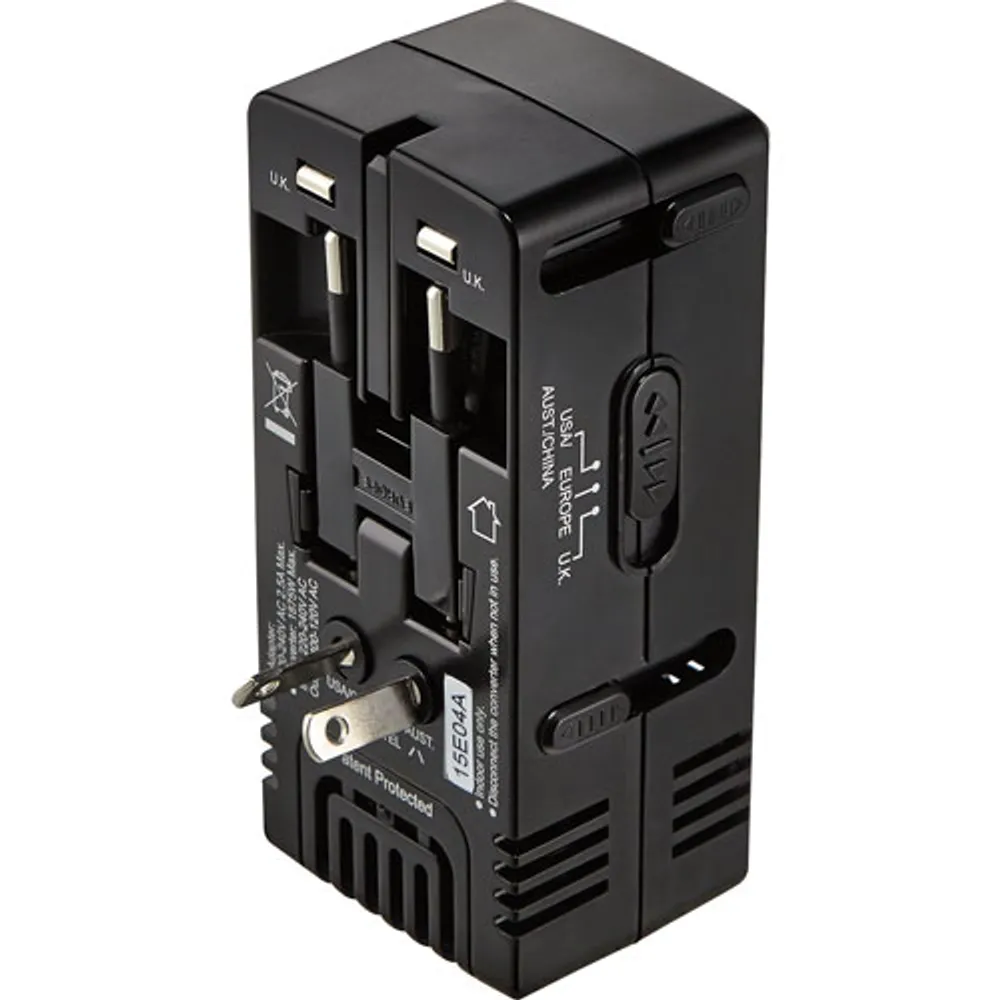 Insignia All-in-One Travel Adapter/Converter (NS-MTA1875-C) - Only at Best Buy