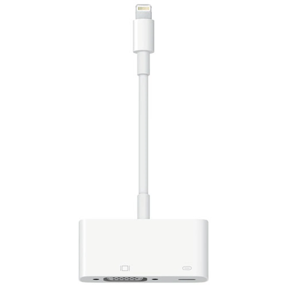 Adaptateur Lightning à VGA d'Apple (MD825AM/A) - Blanc