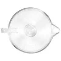 KitchenAid 5Qt Glass Bowl & Lid Stand Mixer Attachment - White