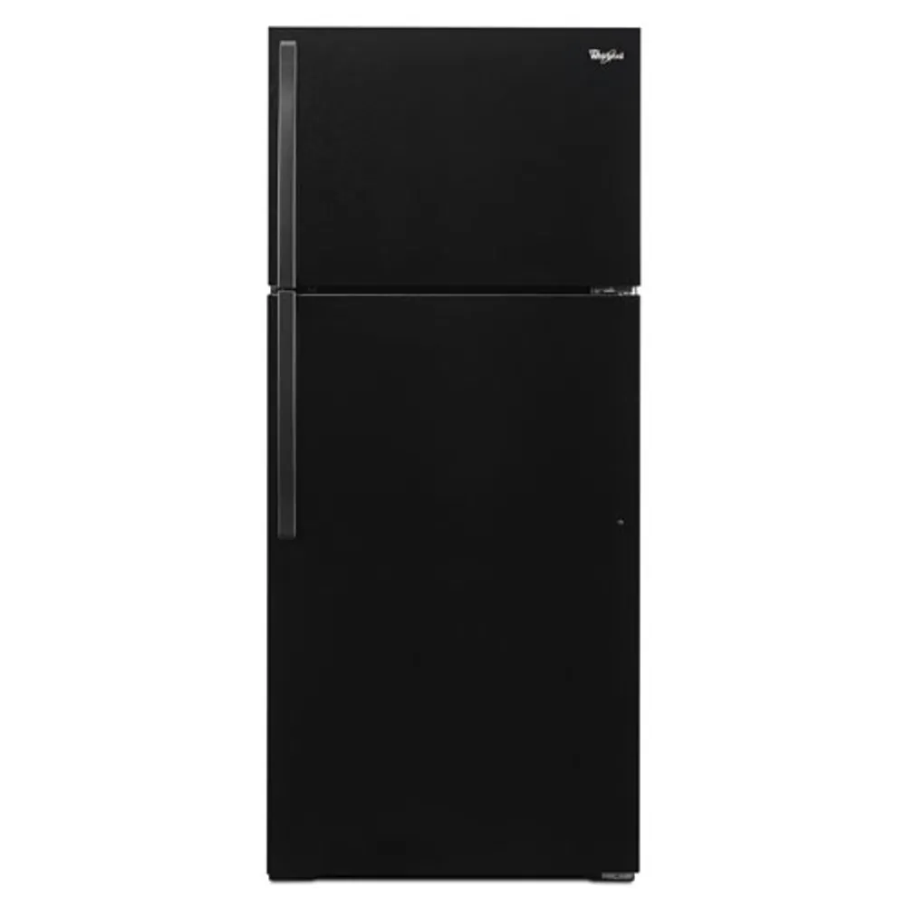 Whirlpool 28" 14.3 Cu. Ft. Top Freezer Refrigerator (WRT314TFDB) - Black