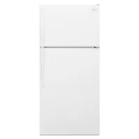Whirlpool 28" 14.3 Cu. Ft. Top Freezer Refrigerator (WRT314TFDW) - White