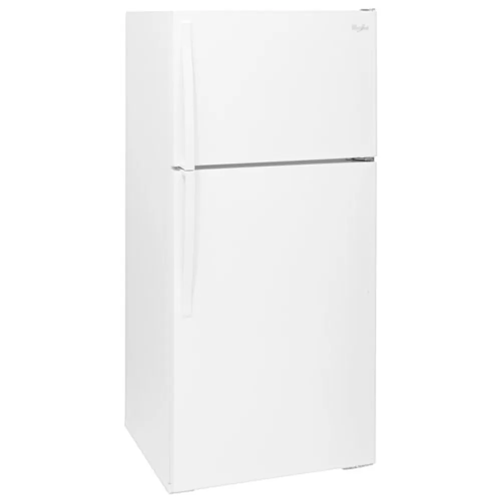 Réfrigérateur à congélateur supérieur de 28 po et 14,3 pi³ de Whirlpool (WRT314TFDW) - Blanc