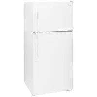 Réfrigérateur à congélateur supérieur de 28 po et 14,3 pi³ de Whirlpool (WRT314TFDW) - Blanc