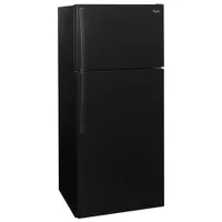 Réfrigérateur à congélateur supérieur 14,3 pi³ 28 po de Whirlpool (WRT134TFDB) - Noir