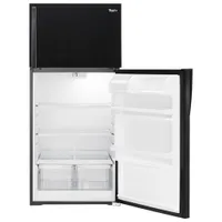 Whirlpool 28" 14.3 Cu. Ft. Top Freezer Refrigerator (WRT134TFDB) - Black