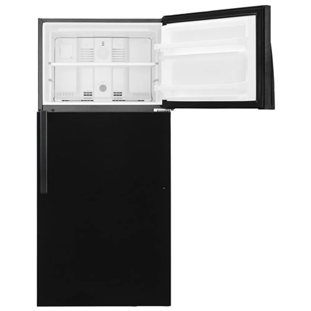 Whirlpool 28" 14.3 Cu. Ft. Top Freezer Refrigerator (WRT134TFDB) - Black