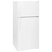 Réfrigérateur à congélateur supérieur de 28 po et 14,3 pi³ de Whirlpool (WRT134TFDW) - Blanc