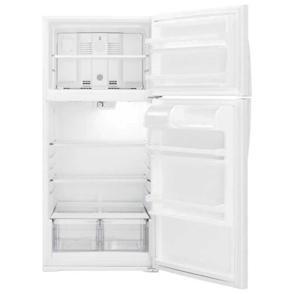 Whirlpool 28" 14.3 Cu. Ft. Top Freezer Refrigerator (WRT134TFDW) - White