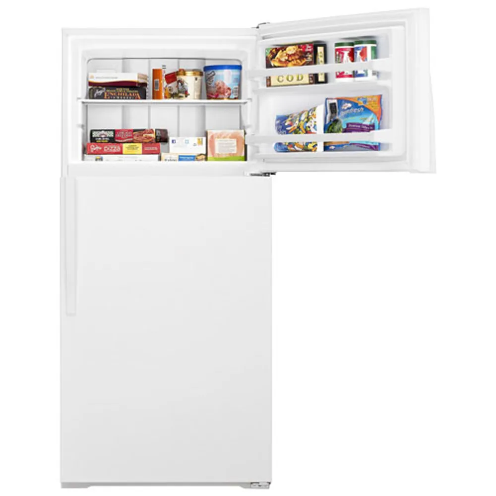 Whirlpool 28" 14.3 Cu. Ft. Top Freezer Refrigerator (WRT134TFDW) - White