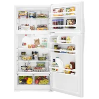 Whirlpool 28" 14.3 Cu. Ft. Top Freezer Refrigerator (WRT134TFDW) - White