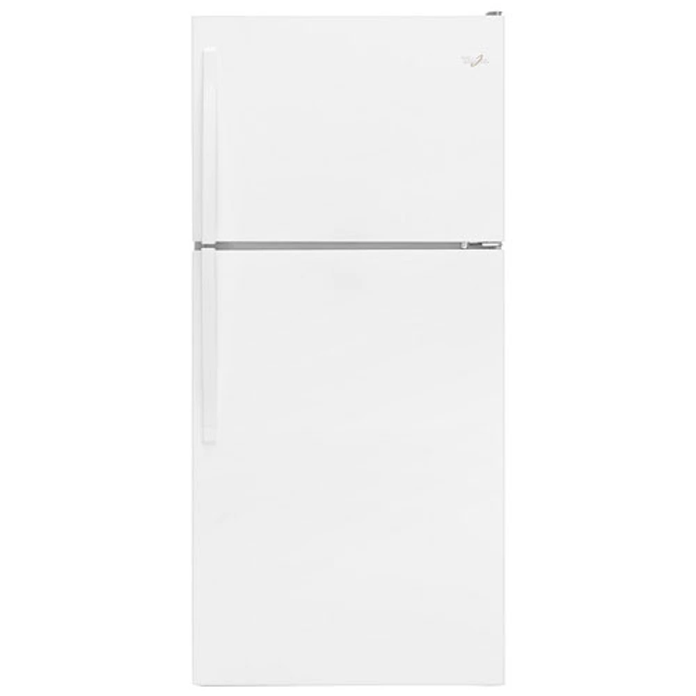 Whirlpool 30" 18.2 Cu. Ft. Top Freezer Refrigerator (WRT318FZDW) - White