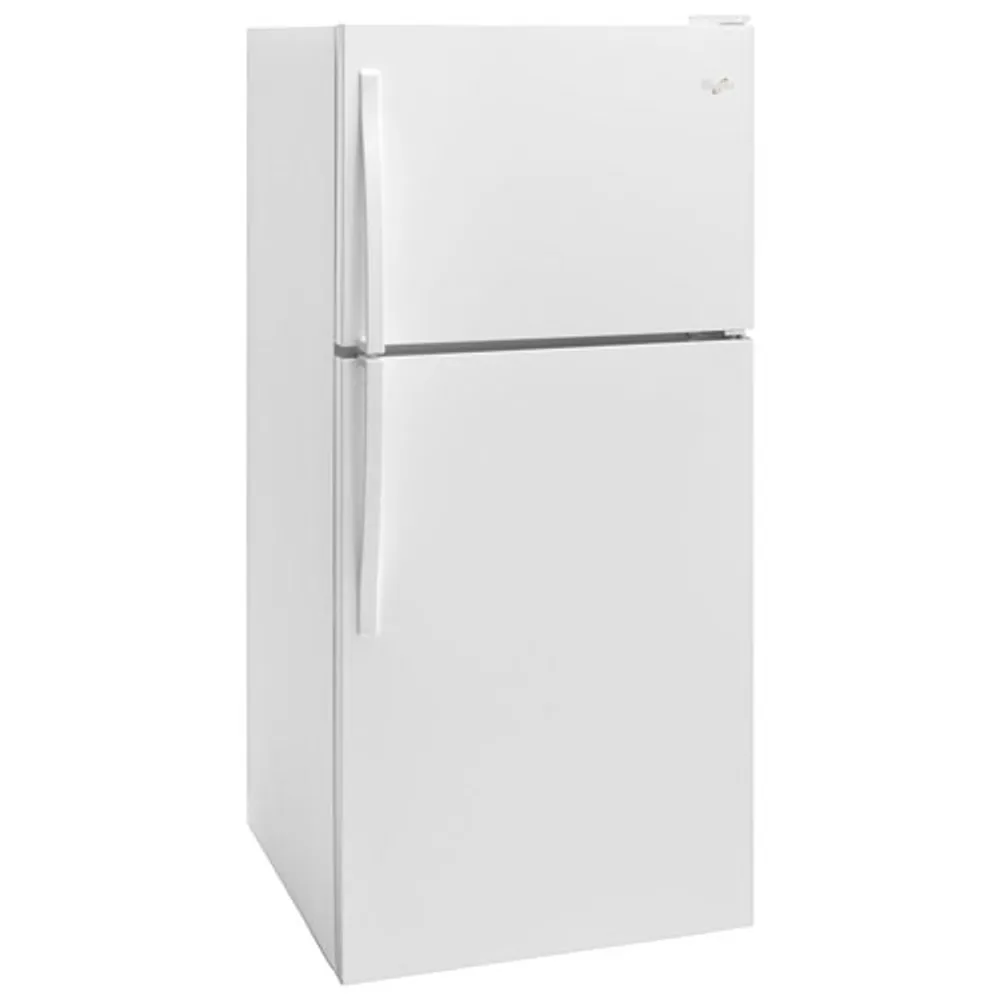 Whirlpool 30" 18.2 Cu. Ft. Top Freezer Refrigerator (WRT318FZDW) - White