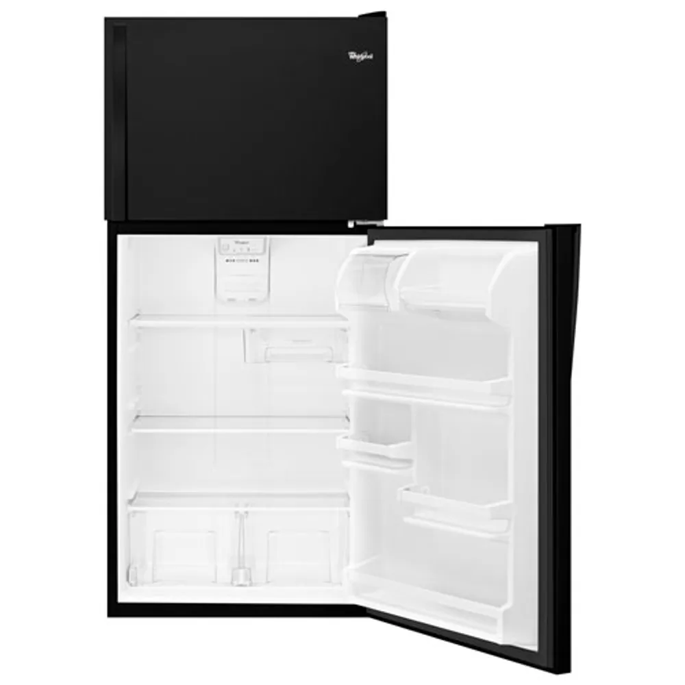 Whirlpool 30" 18.2 Cu. Ft. Top Freezer Refrigerator - Black