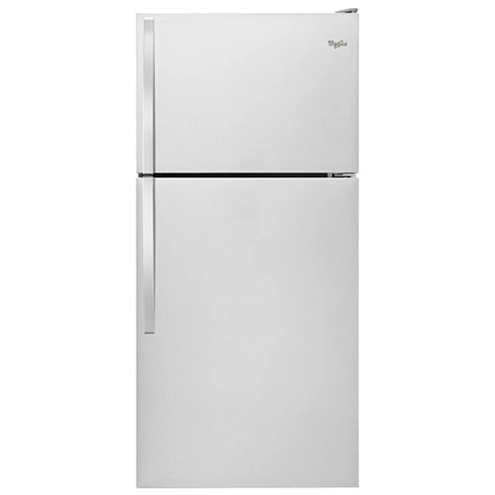 Réfrigérateur à congélateur supérieur 30 po 18,2 pi3 de Whirlpool - Acier inoxydable