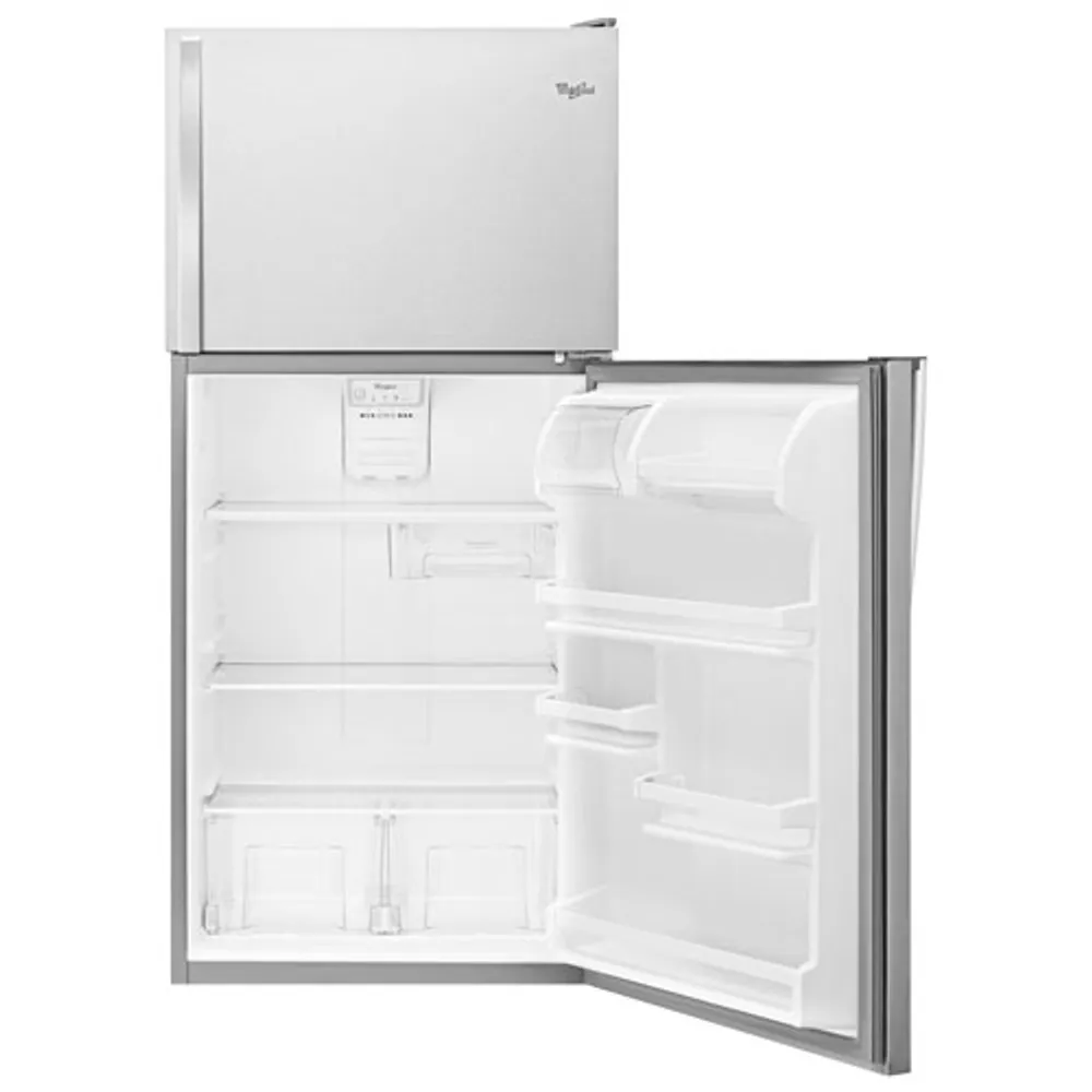 Réfrigérateur à congélateur supérieur 30 po 18,2 pi3 de Whirlpool - Acier inoxydable