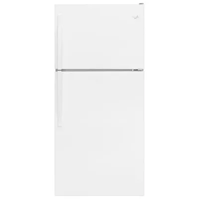 Réfrigérateur à congélateur supérieur 18,2 pi³ 30 po de Whirlpool (WRT148FZDW) - Blanc