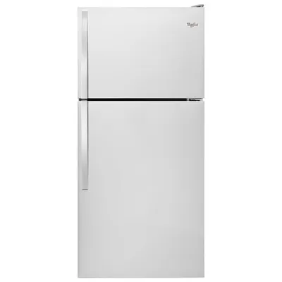 Whirlpool 30" 18.2 Cu. Ft. Top Freezer Refrigerator (WRT148FZDM) - Stainless Steel