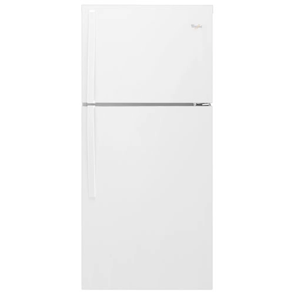 Whirlpool 30" 19.2 Cu. Ft. Top Freezer Refrigerator with LED Lighting - White