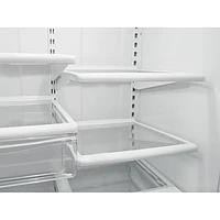 Whirlpool 33" 21.9 Cu. Ft. Bottom Freezer Refrigerator with LED Lighting (WRB322DMBW) - White-on-White