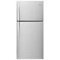 Whirlpool 30" 19.2 Cu. Ft. Top Freezer Refrigerator with LED Lighting - Stainless Steel