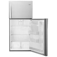 Whirlpool 30" 19.2 Cu. Ft. Top Freezer Refrigerator with LED Lighting - Stainless Steel