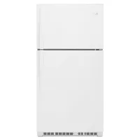 Réfrigérateur à congélateur supérieur, éclairage DEL 21,3 pi³ 33 po Whirlpool (WRT541SZDW) - Blanc