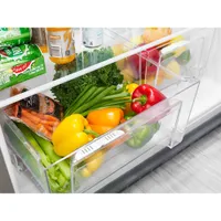 Whirlpool 33" 21.3 Cu. Ft. Top Freezer Refrigerator with LED Lighting (WRT541SZDM) - Stainless Steel