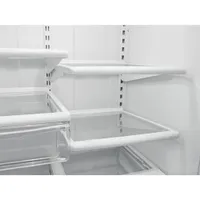 Whirlpool 30" 18.7 Cu. Ft. Bottom Freezer Refrigerator with LED Lighting - White-on-White