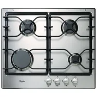 Whirlpool 24" 4-Burner Gas Cooktop (WCG52424AS) - Stainless Steel