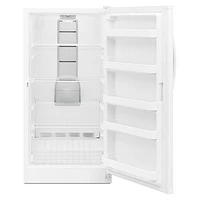 Congélateur vertical de 16 pi3 de Whirlpool (WZF56R16DW) - Blanc