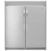 Whirlpool SideKicks 18.0 Cu. Ft. Upright Freezer (WSZ57L18DM) - Stainless Steel