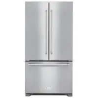 KitchenAid 36" 21.9 Cu. Ft. Counter-Depth French Door Refrigerator - Stainless Steel