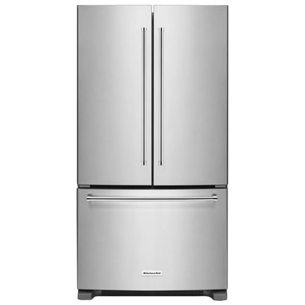 KitchenAid 36" 25.2 Cu. Ft. French Door Refrigerator (KRFF305ESS) - Stainless Steel