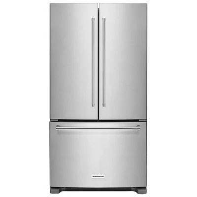 KitchenAid 36" 25.2 Cu. Ft. French Door Refrigerator (KRFF305ESS) - Stainless Steel