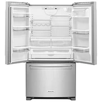 KitchenAid 36" 25.2 Cu. Ft. French Door Refrigerator (KRFF305ESS) - Stainless Steel