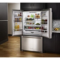 KitchenAid 36" 25.2 Cu. Ft. French Door Refrigerator (KRFF305ESS) - Stainless Steel