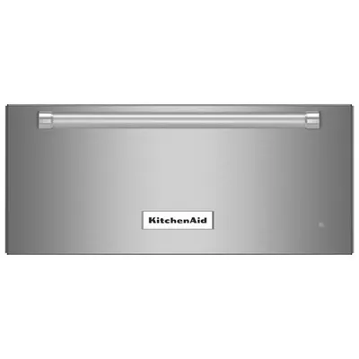 Tiroir chauffe-plats 1,1 pi3 de 24 po facile à nettoyer de KitchenAid (KOWT104ESS) - Acier inox