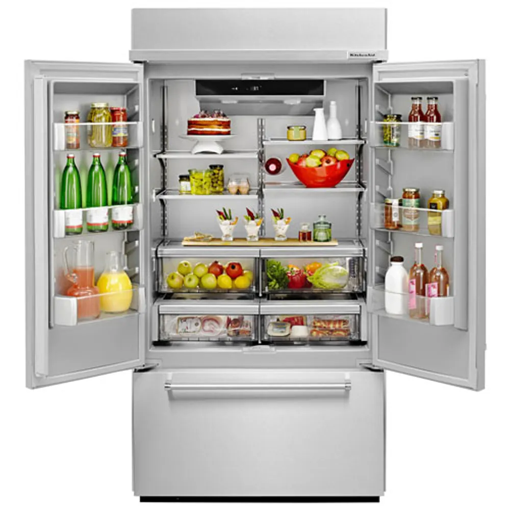 KitchenAid 43" 24.2 Cu. Ft. French Door Refrigerator (KBFN502ESS) - Stainless Steel