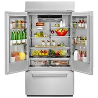 KitchenAid 43" 24.2 Cu. Ft. French Door Refrigerator (KBFN502ESS) - Stainless Steel