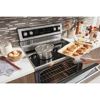 KitchenAid 30" 6.4 Cu. Ft. True Convection 5-Element Electric Range (YKFEG500ESS) - Stainless Steel