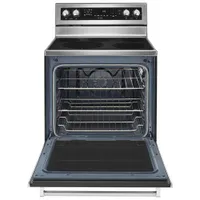 KitchenAid 30" 6.4 Cu. Ft. True Convection 5-Element Electric Range (YKFEG500ESS) - Stainless Steel